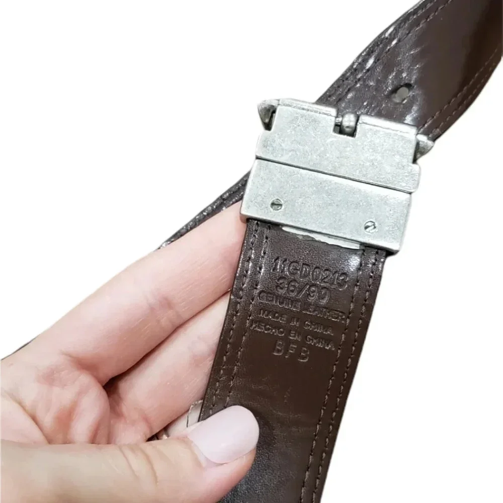 Dickies Black Leather Belt 36 - Picture 4 of 4